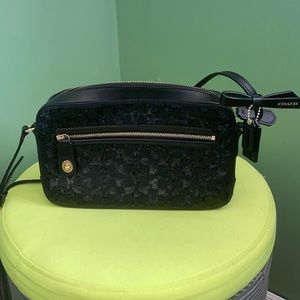 Sequin Coach crossbody